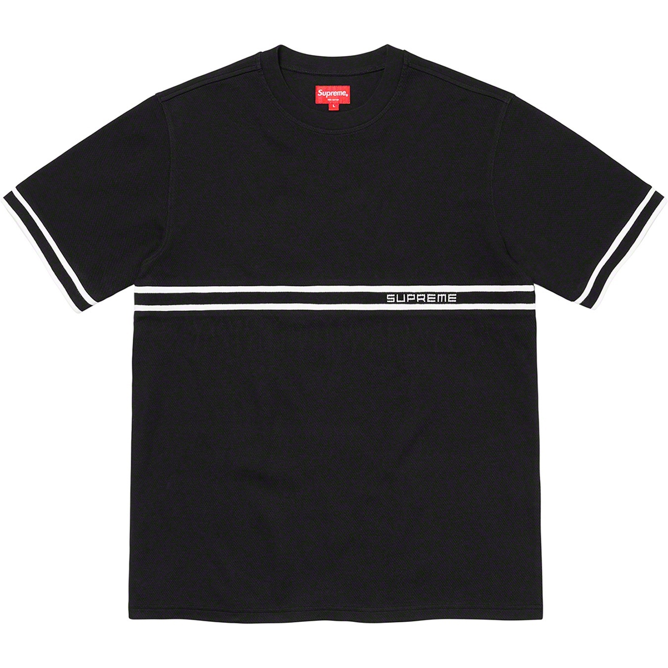 Knit Stripe S/S Top view 5